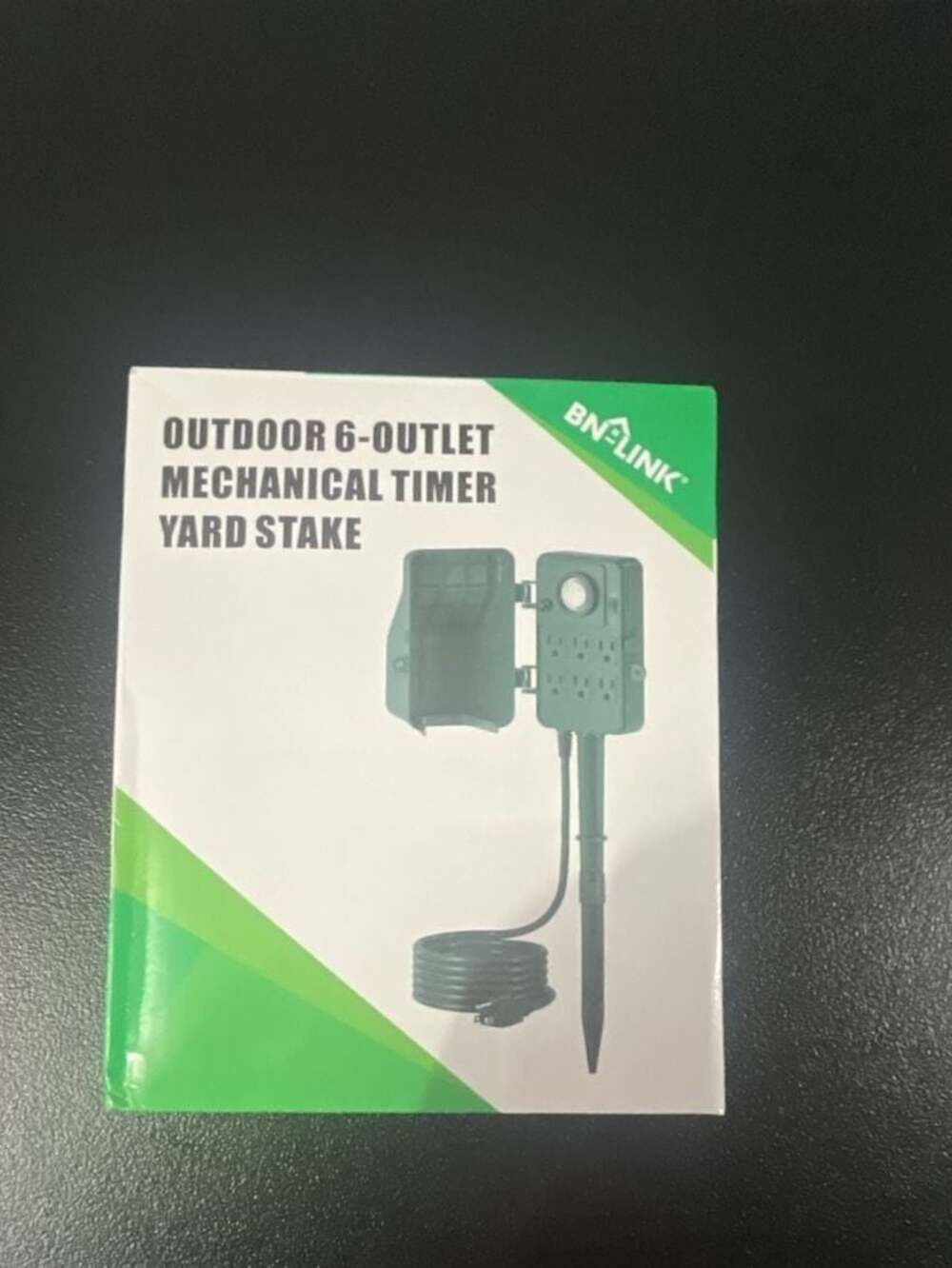 BN-LINK Outdoor 6-Outlet Mechanical Timer Yard Stake
